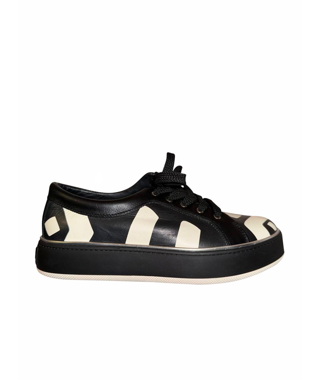 MAX MARA Мульти кожаные кеды, фото 1