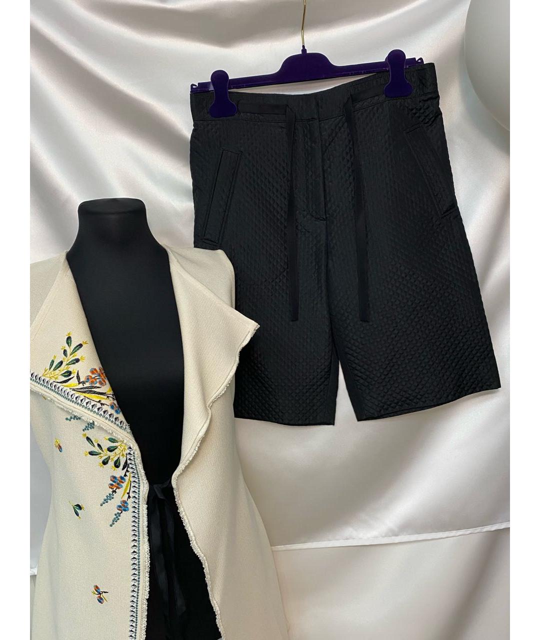 CHRISTIAN DIOR Черные шелковые шорты, фото 5