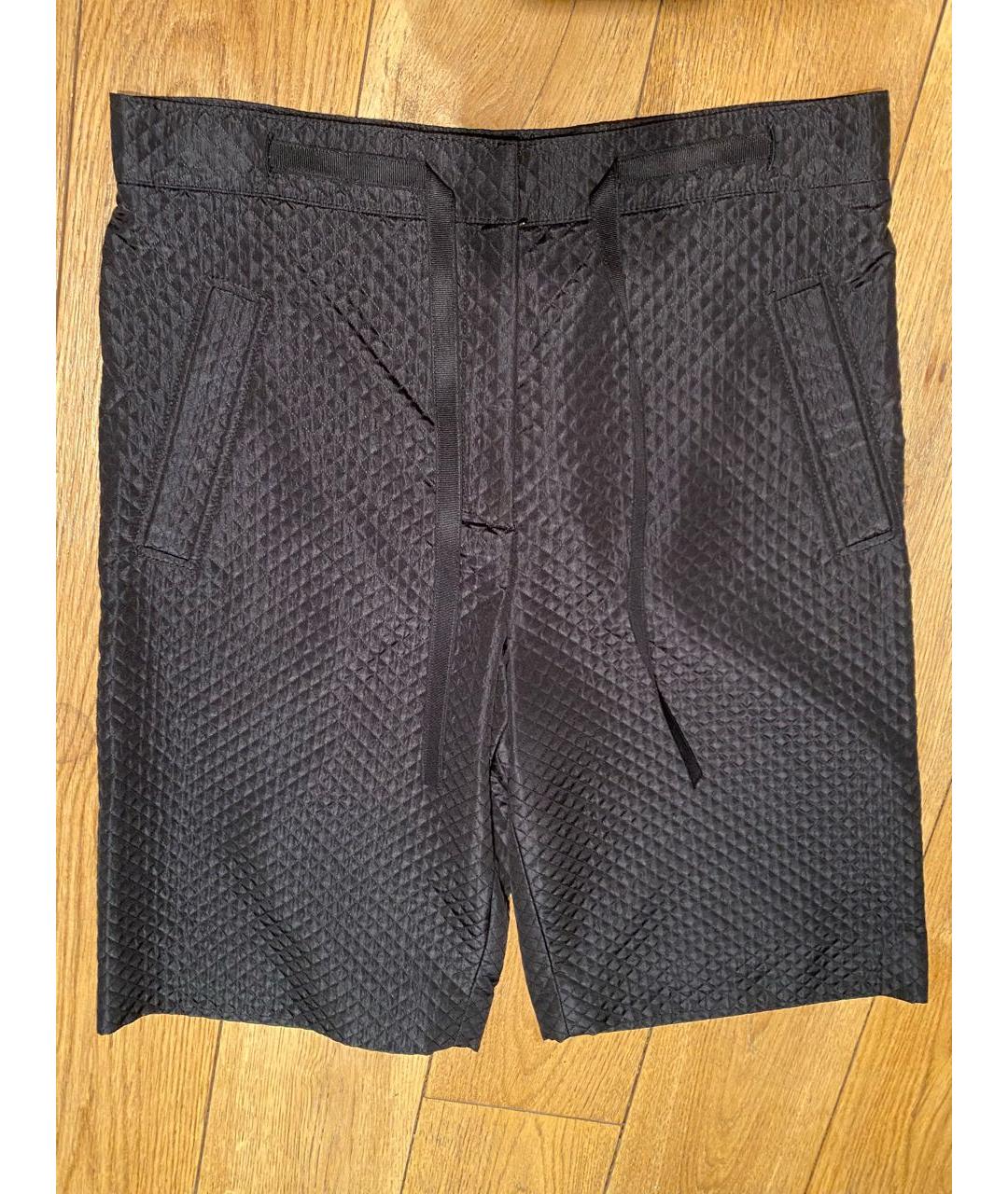 CHRISTIAN DIOR Черные шелковые шорты, фото 8