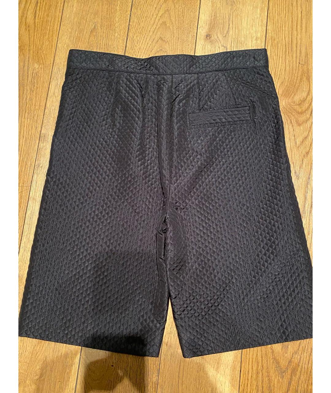 CHRISTIAN DIOR Черные шелковые шорты, фото 2