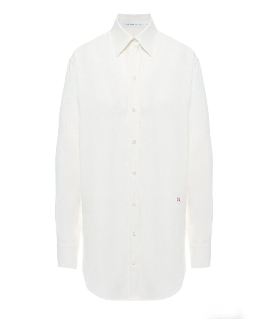 VICTORIA BECKHAM Белая вискозная рубашка, фото 1