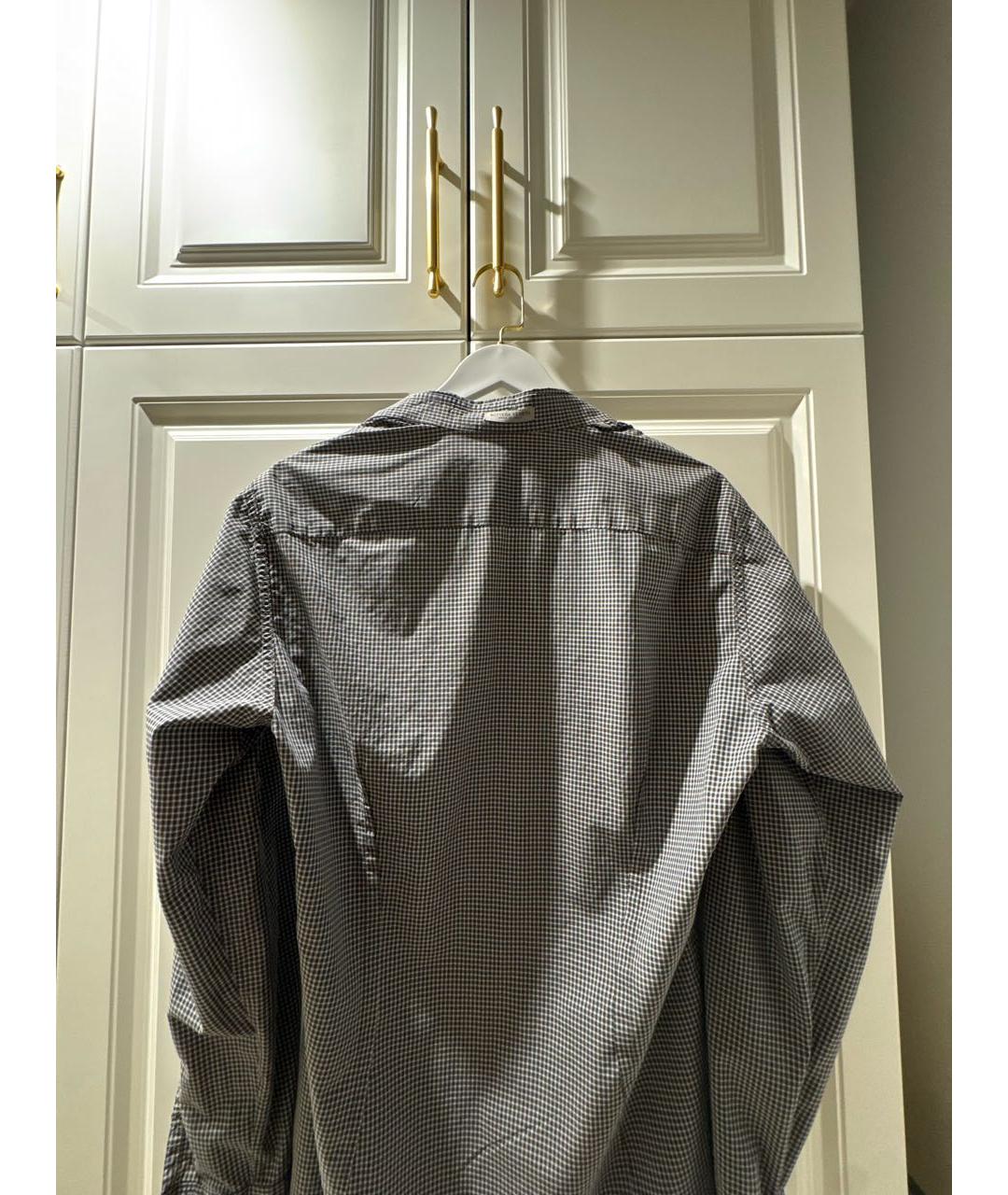 BOTTEGA VENETA Коричневая хлопковая кэжуал рубашка, фото 3