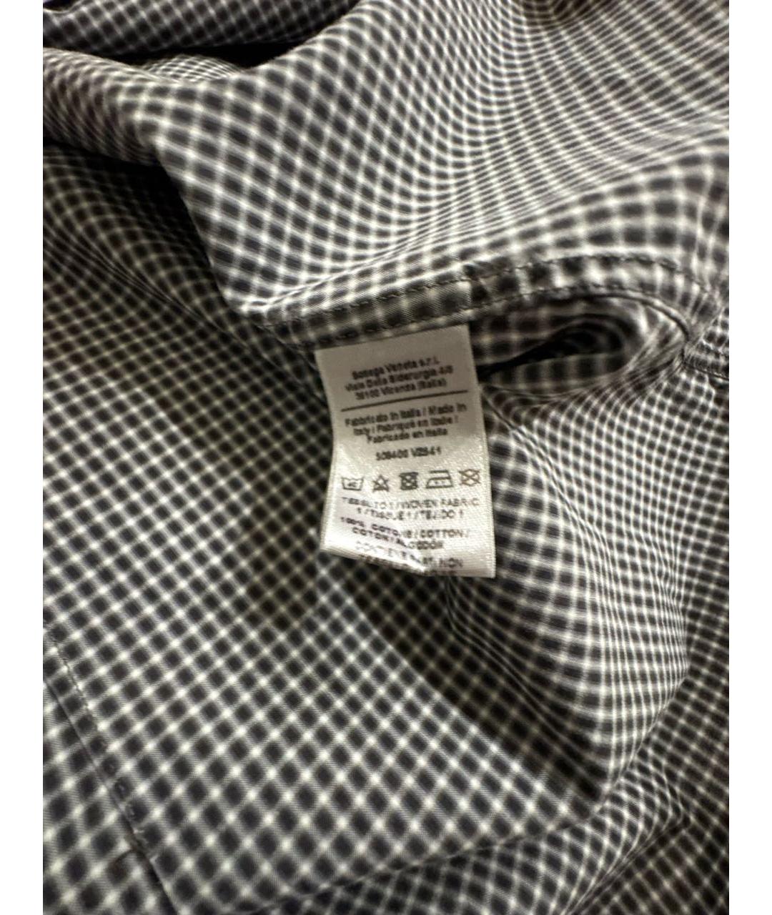 BOTTEGA VENETA Коричневая хлопковая кэжуал рубашка, фото 6