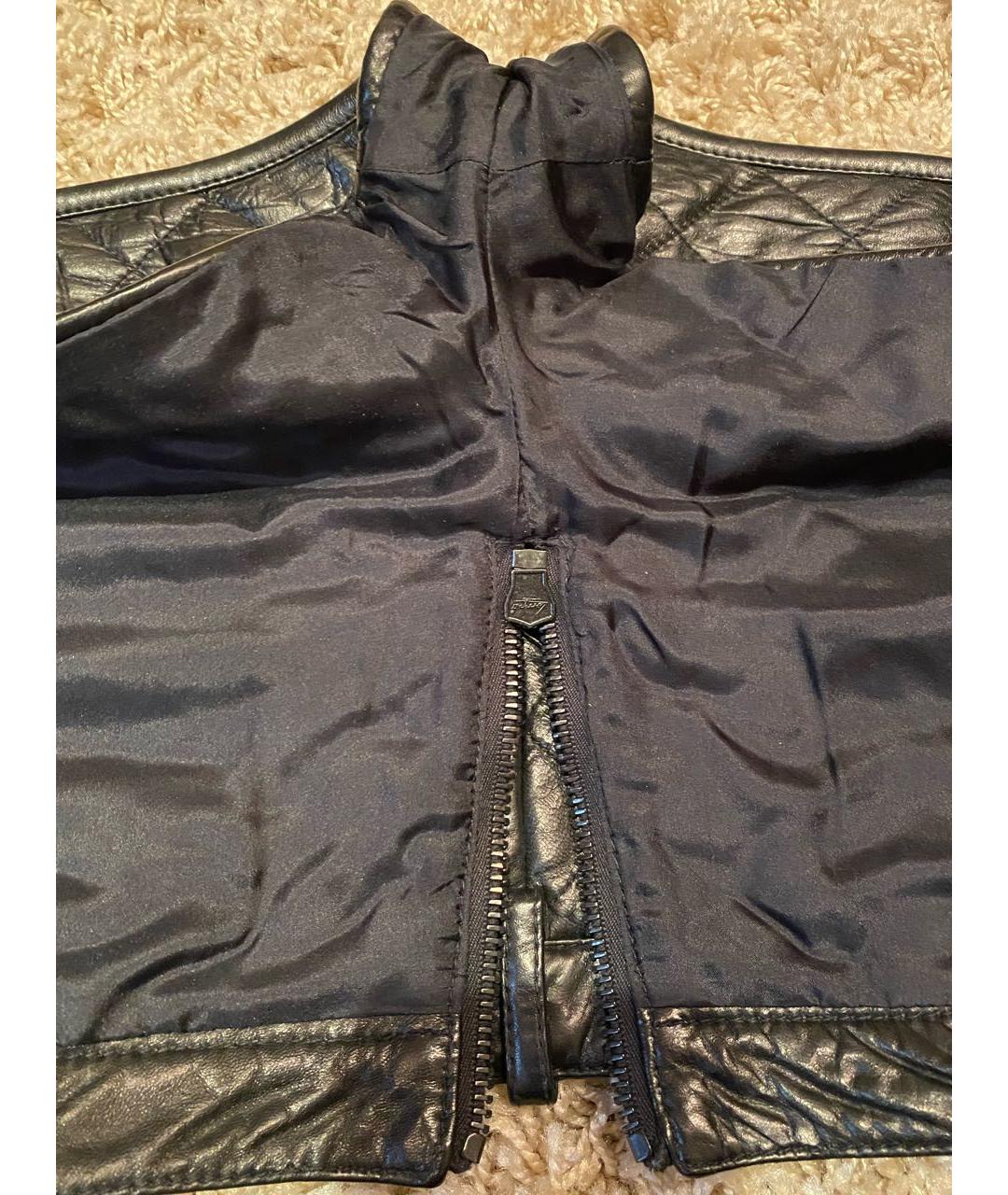 3.1 PHILLIP LIM Черные кожаные шорты, фото 6