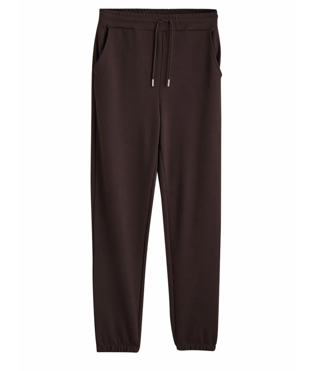 CAVALLI CLASS Черные хлопковые повседневные брюки, фото 1