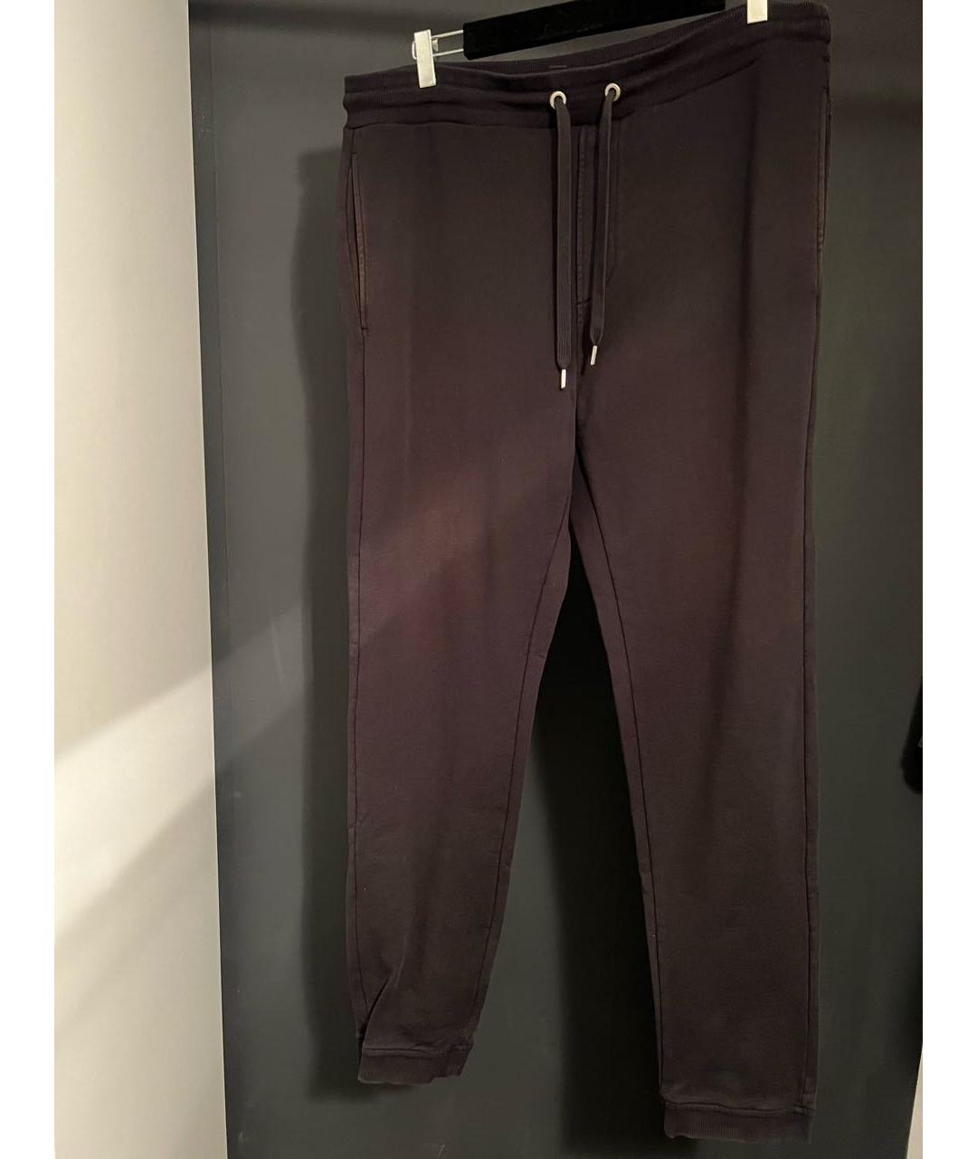 CAVALLI CLASS Черные хлопковые повседневные брюки, фото 5