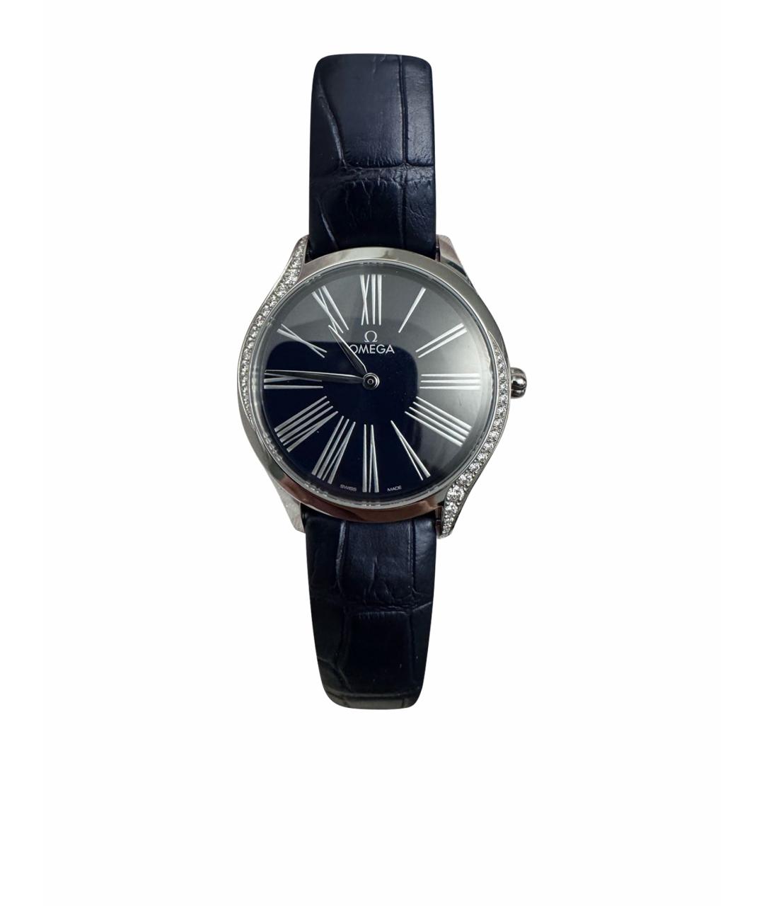 OMEGA Темно-синие часы, фото 1