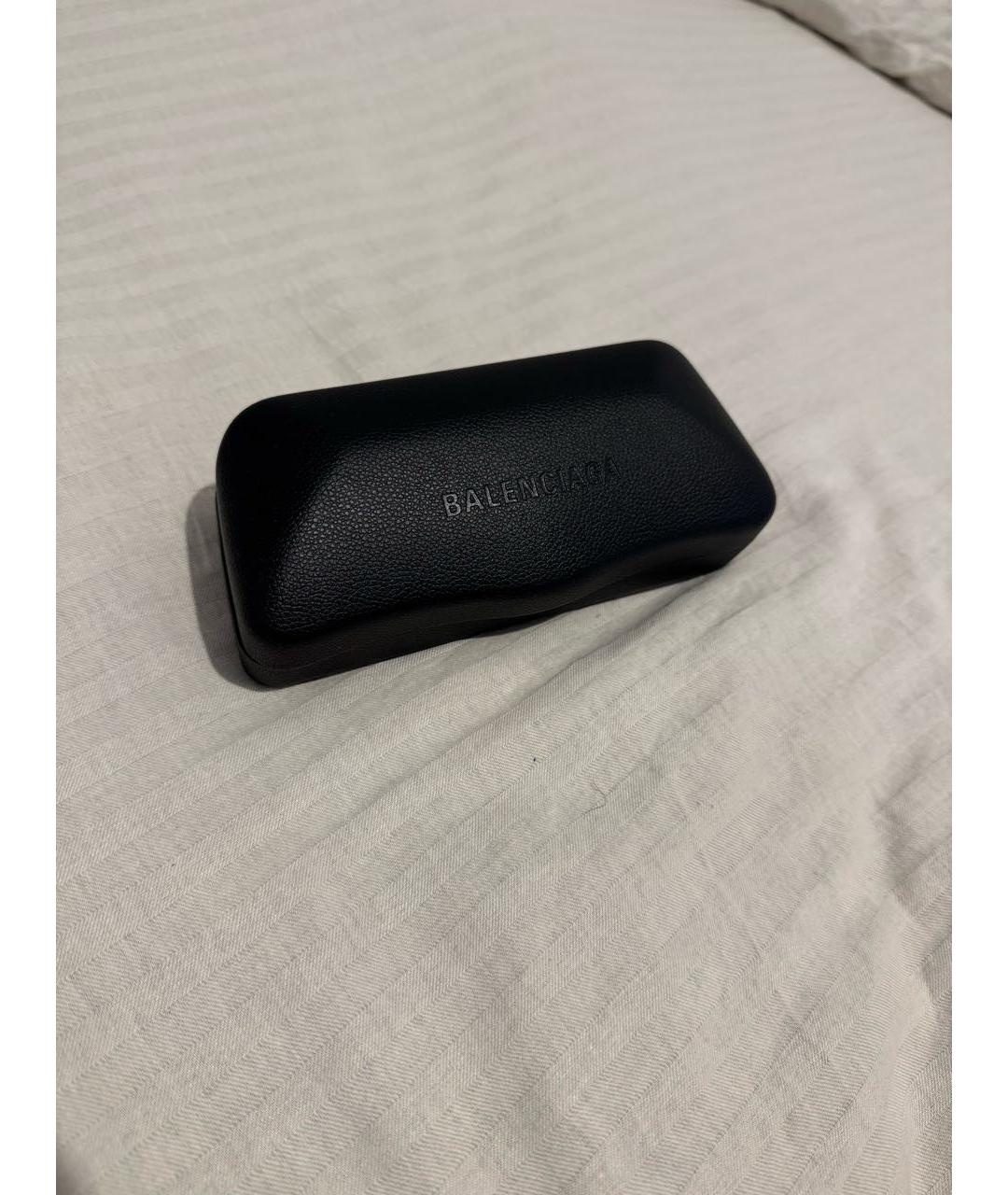 BALENCIAGA Серебряные металлические солнцезащитные очки, фото 4