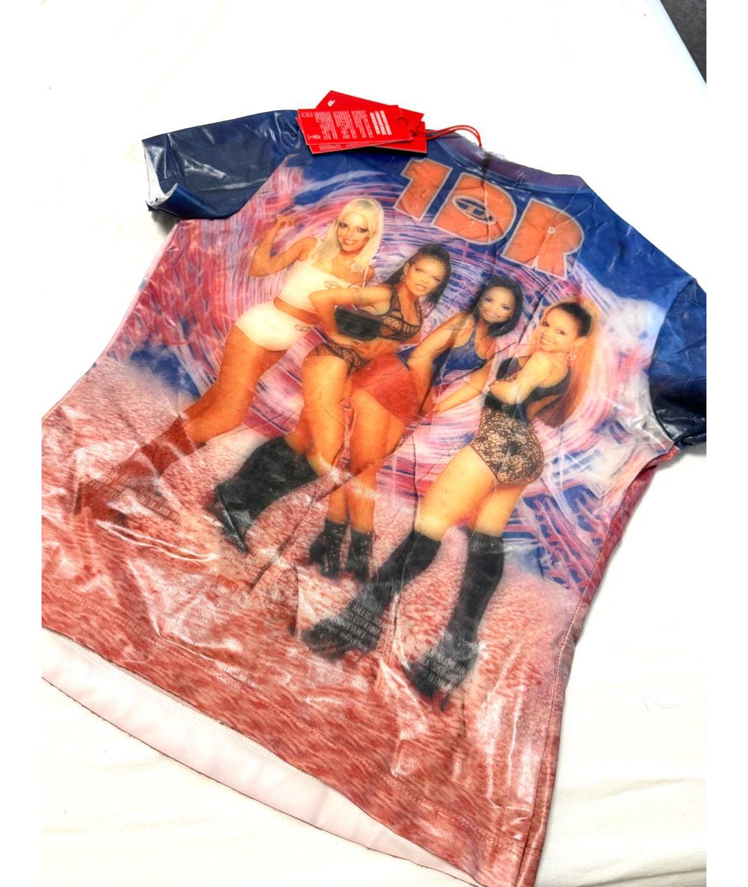 DIESEL Мульти полиэстеровая футболка, фото 2