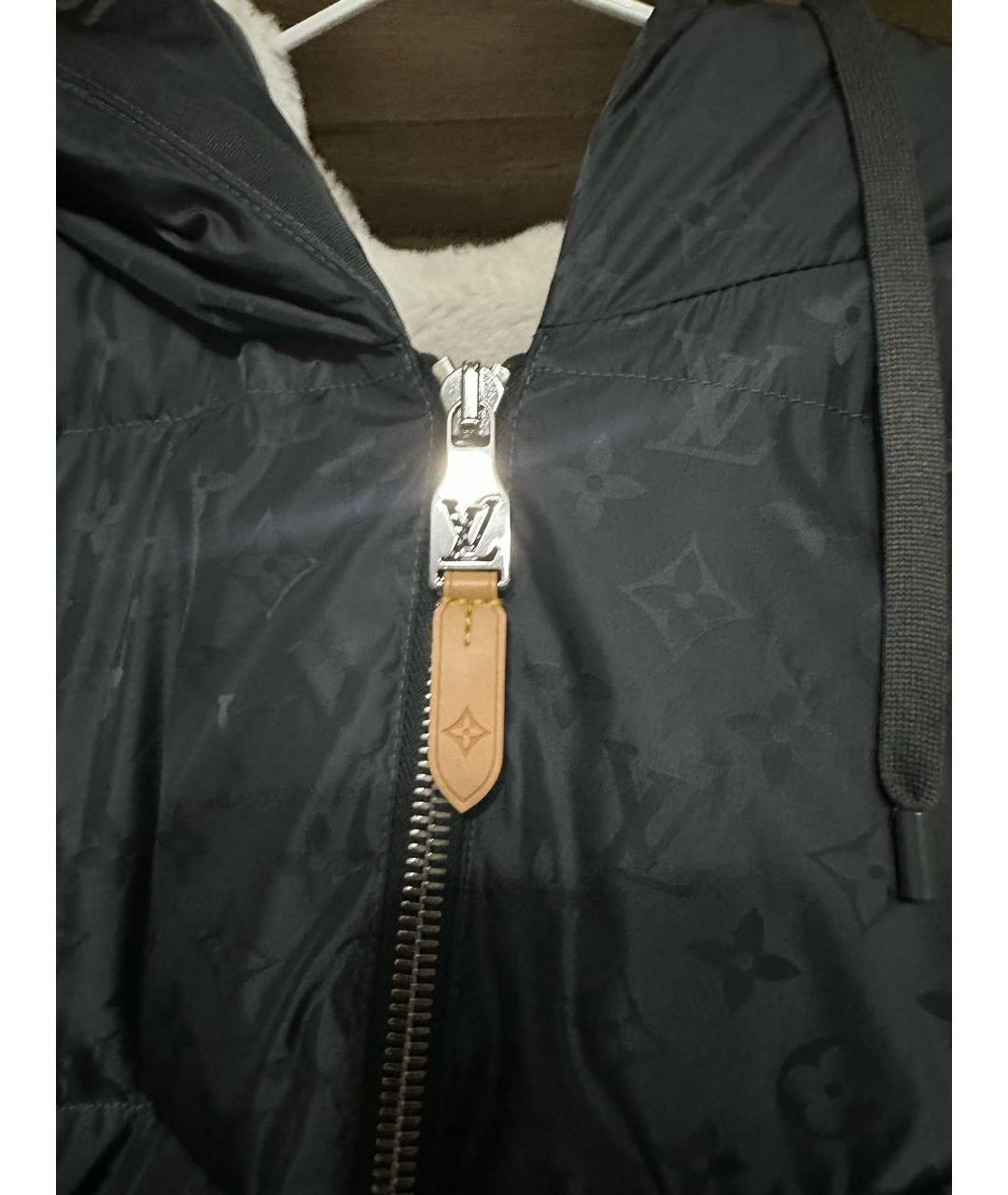 LOUIS VUITTON Темно-синий полиэстеровый пуховик, фото 3