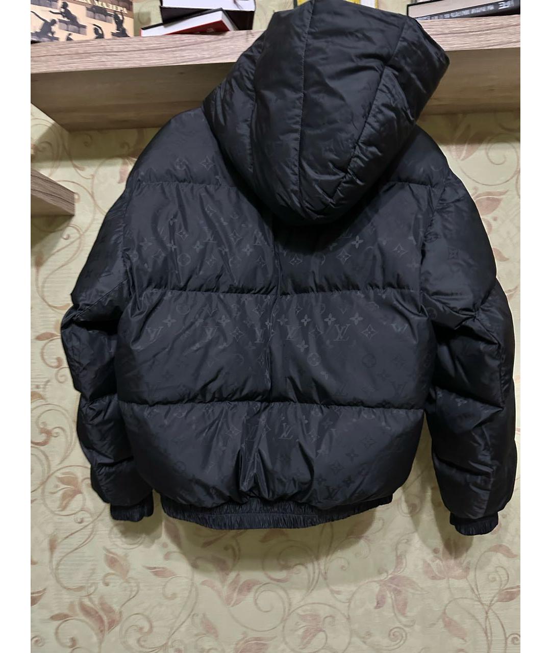 LOUIS VUITTON Темно-синий полиэстеровый пуховик, фото 8