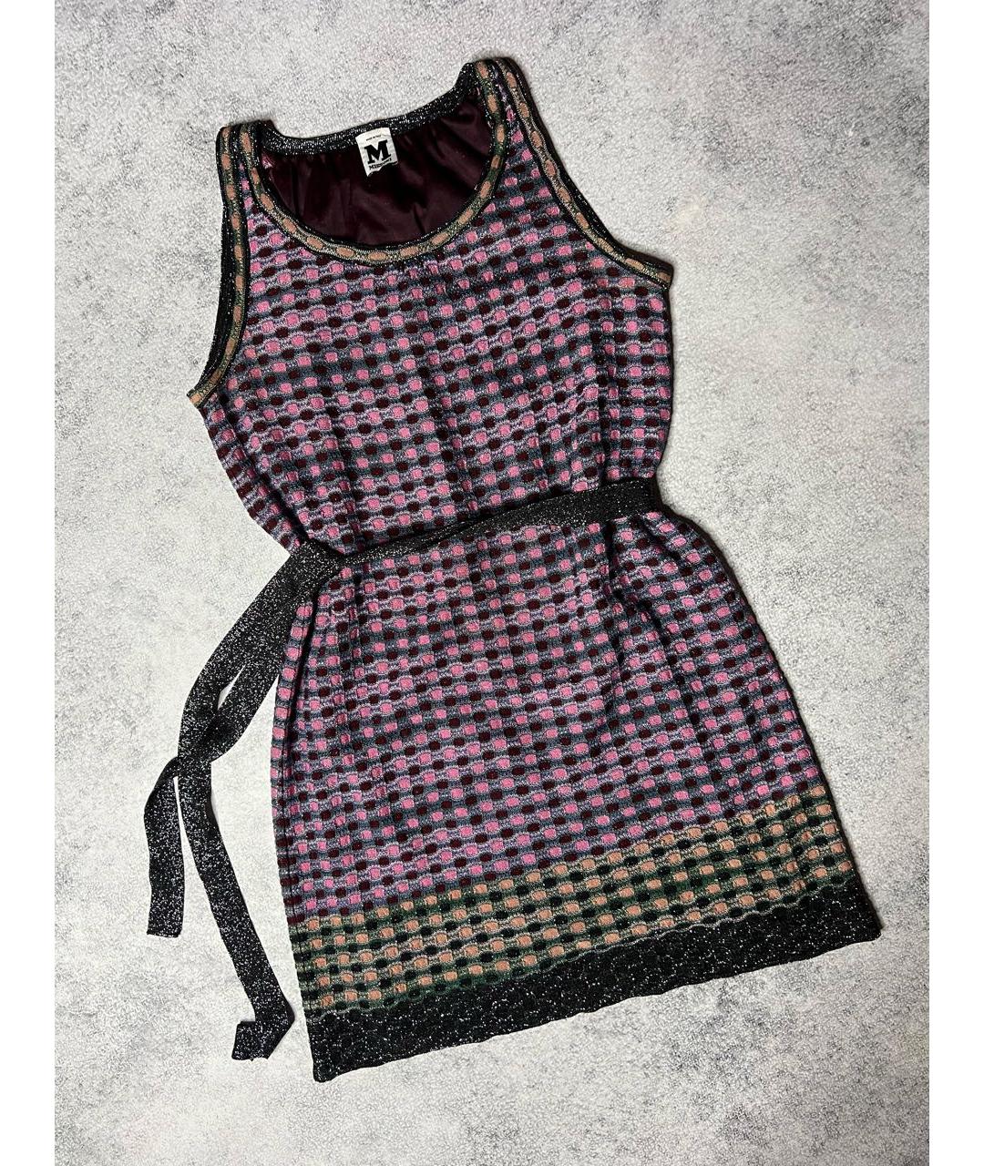 M MISSONI Мульти полиэстеровое платье, фото 8