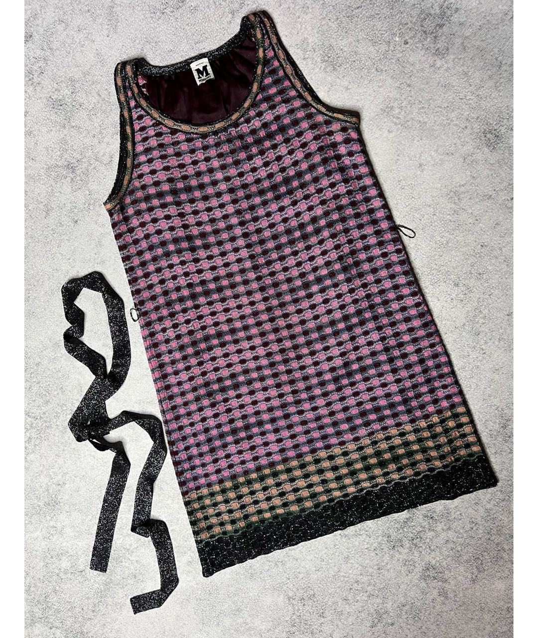 M MISSONI Мульти полиэстеровое платье, фото 3