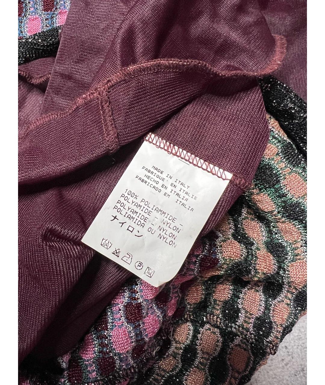 M MISSONI Мульти полиэстеровое платье, фото 7