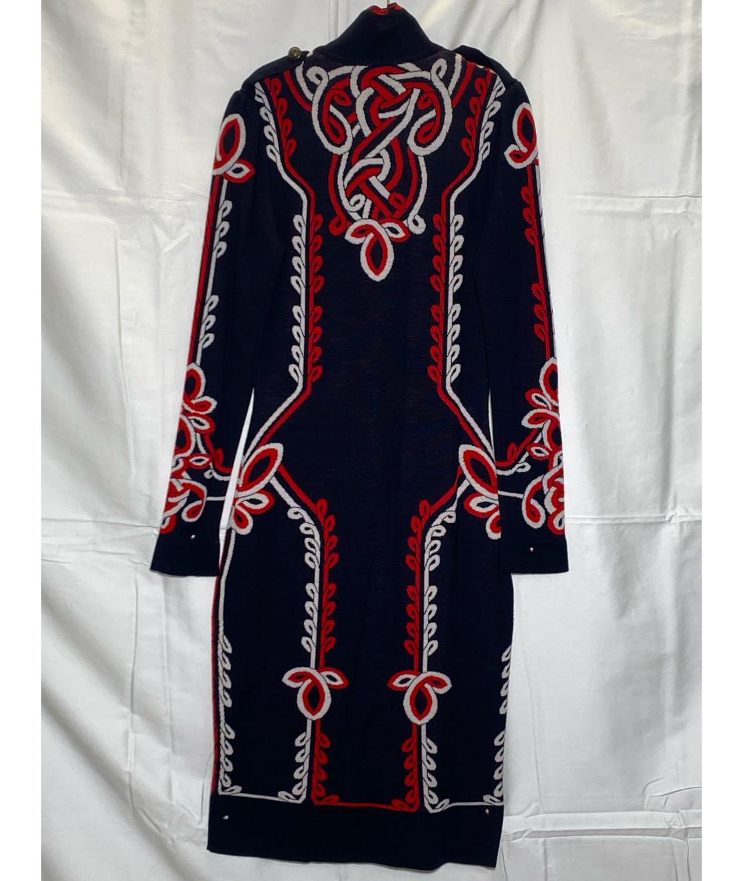 ALEXANDER MCQUEEN Темно-синее повседневное платье, фото 2