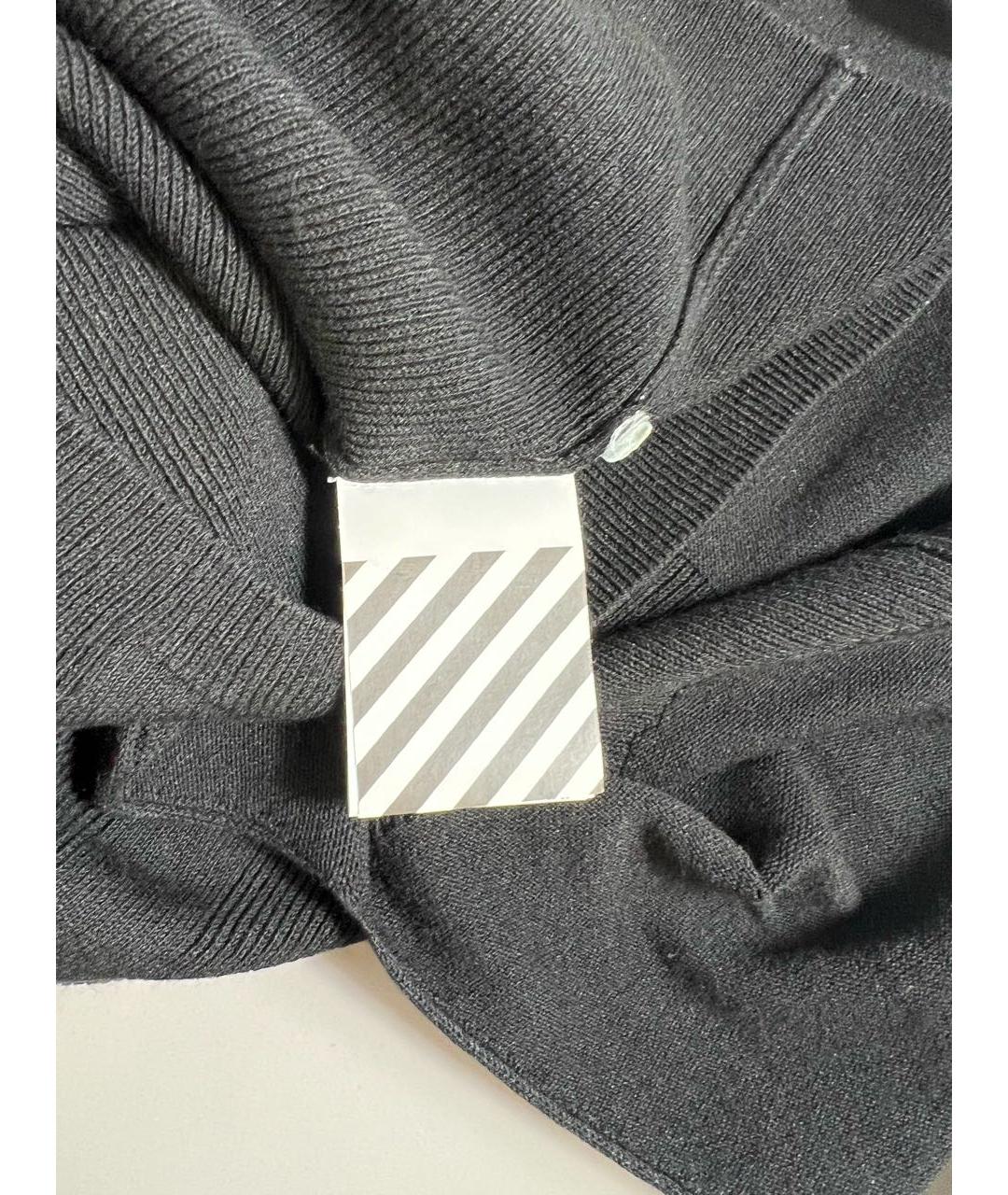 OFF-WHITE Черный вискозный сарафан, фото 5