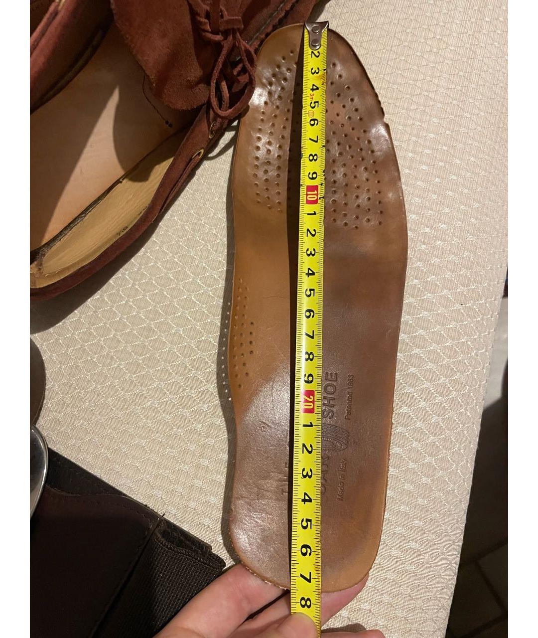 CAR SHOE Бордовые замшевые мокасины, фото 8