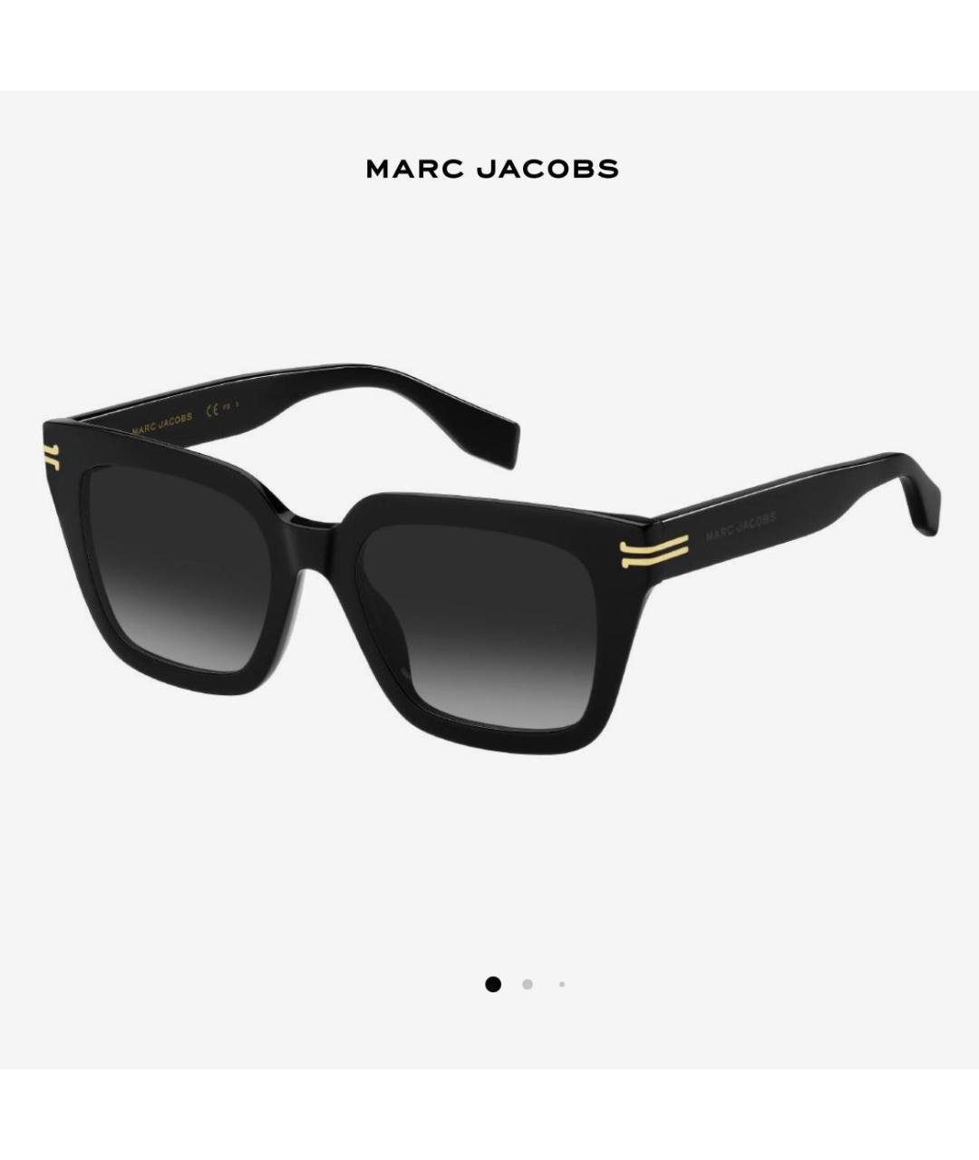 MARC JACOBS Черные пластиковые солнцезащитные очки, фото 7