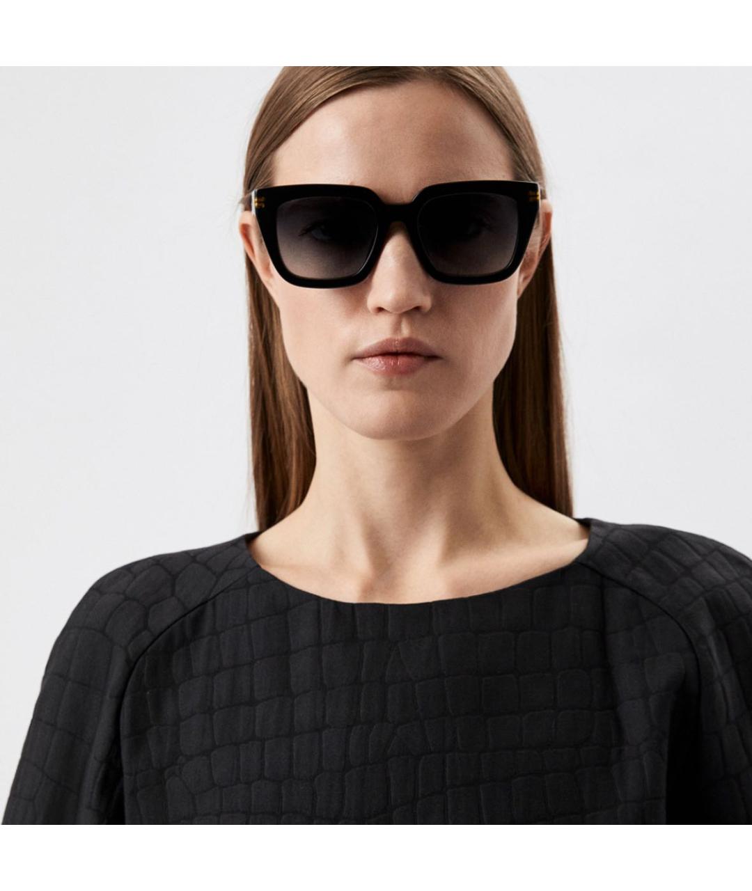 MARC JACOBS Черные пластиковые солнцезащитные очки, фото 4