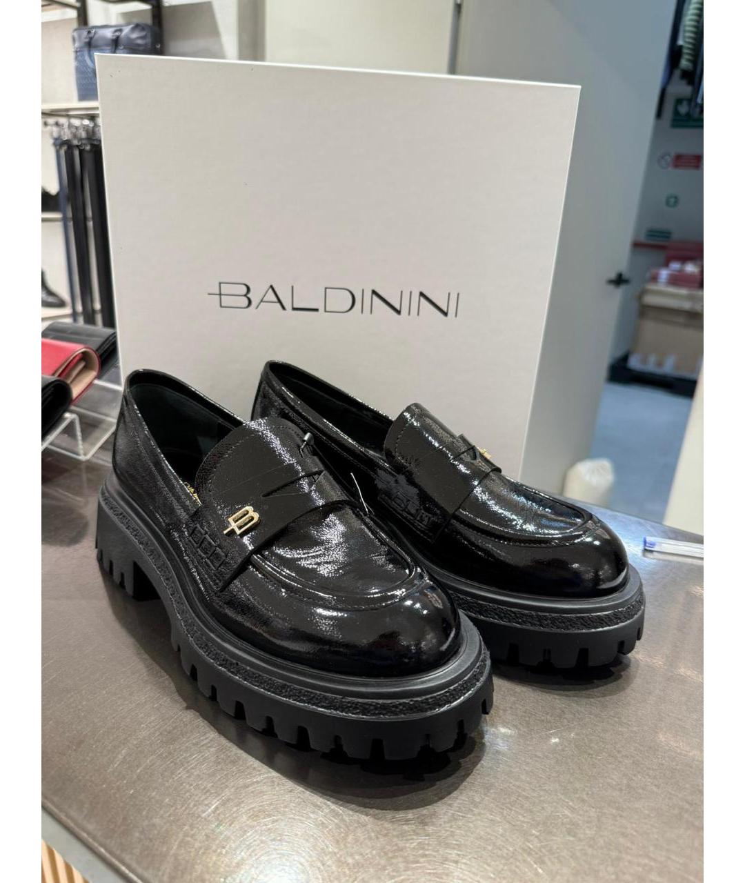 BALLANTYNE Черные лоферы из лакированной кожи, фото 2