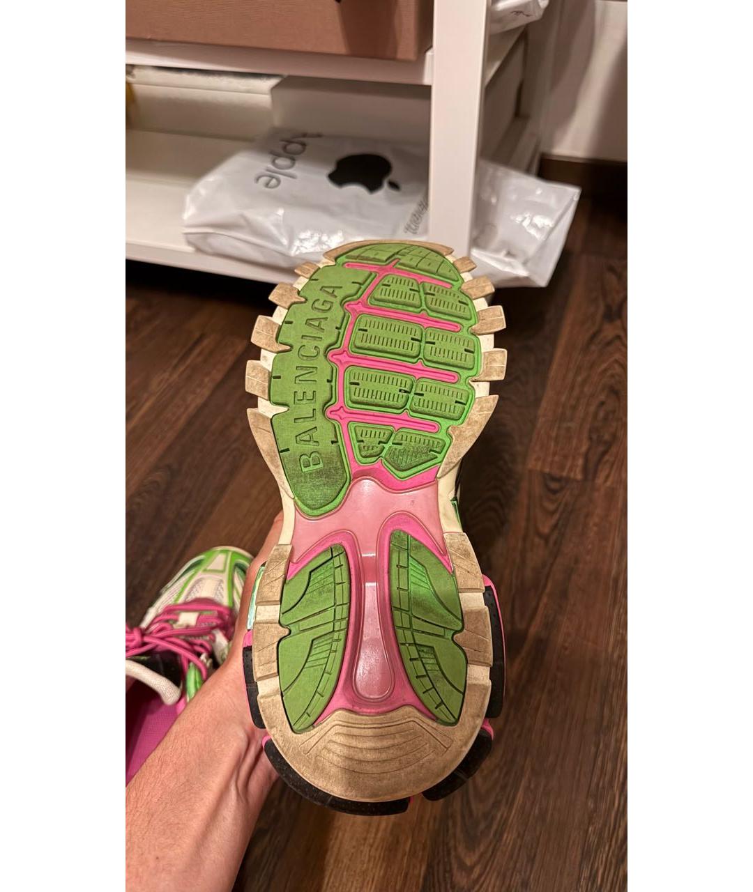 BALENCIAGA Мульти текстильные кроссовки, фото 5