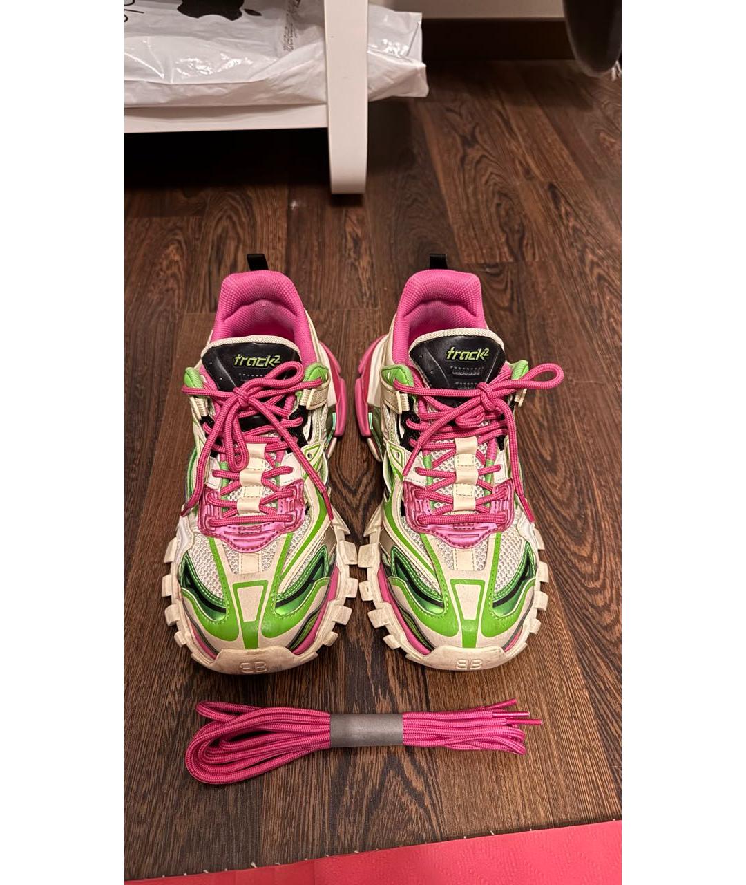 BALENCIAGA Мульти текстильные кроссовки, фото 2