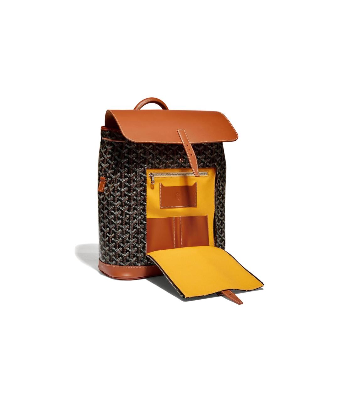 GOYARD Коричневый рюкзак, фото 4