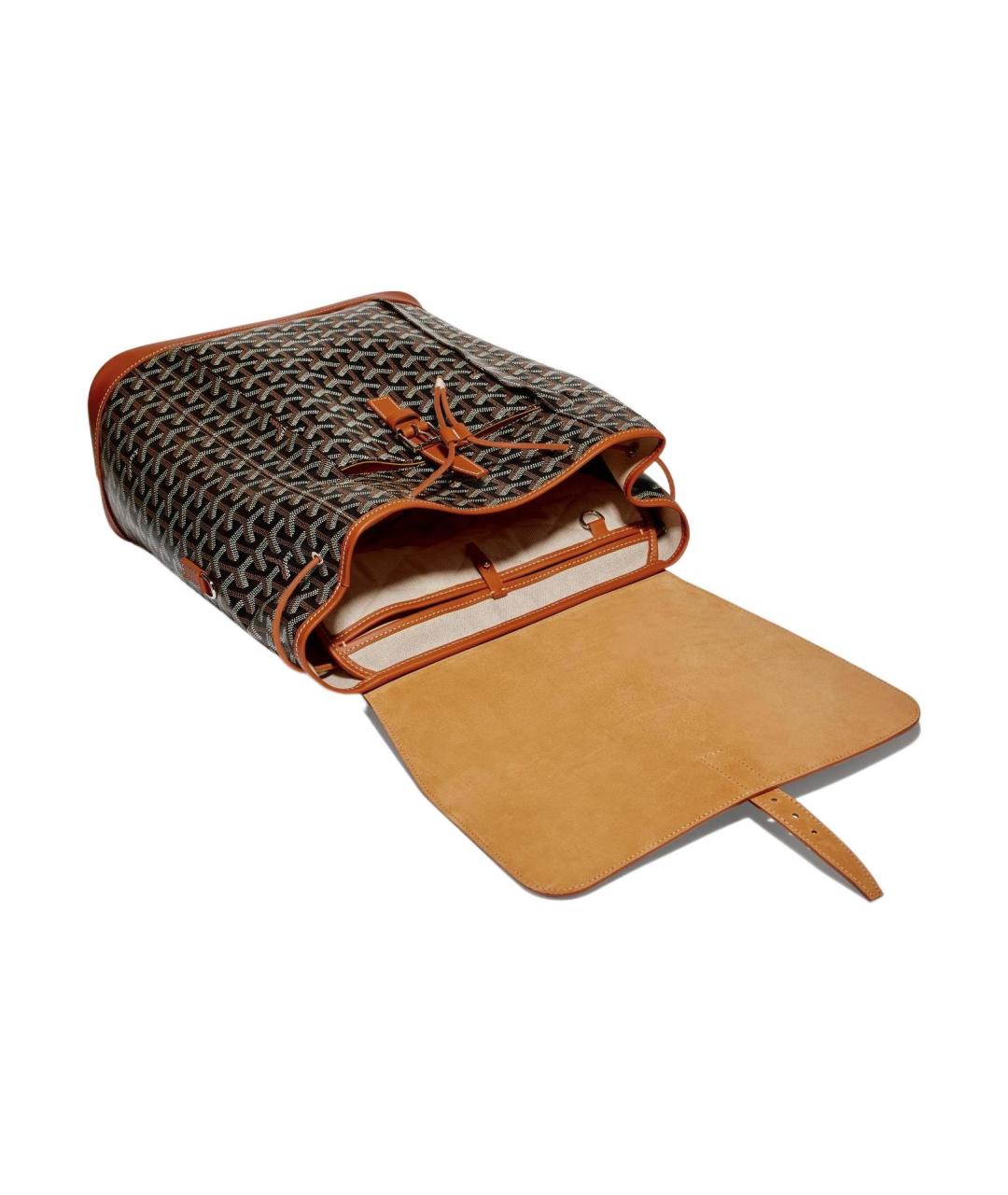 GOYARD Коричневый рюкзак, фото 5