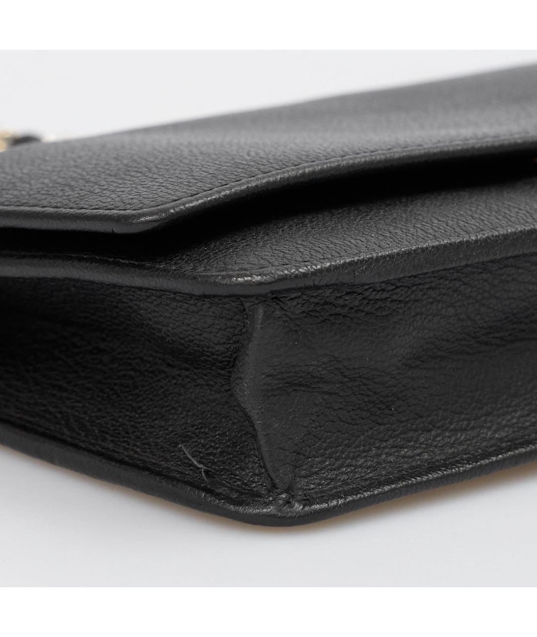 CHANEL Черная кожаная сумка через плечо, фото 4