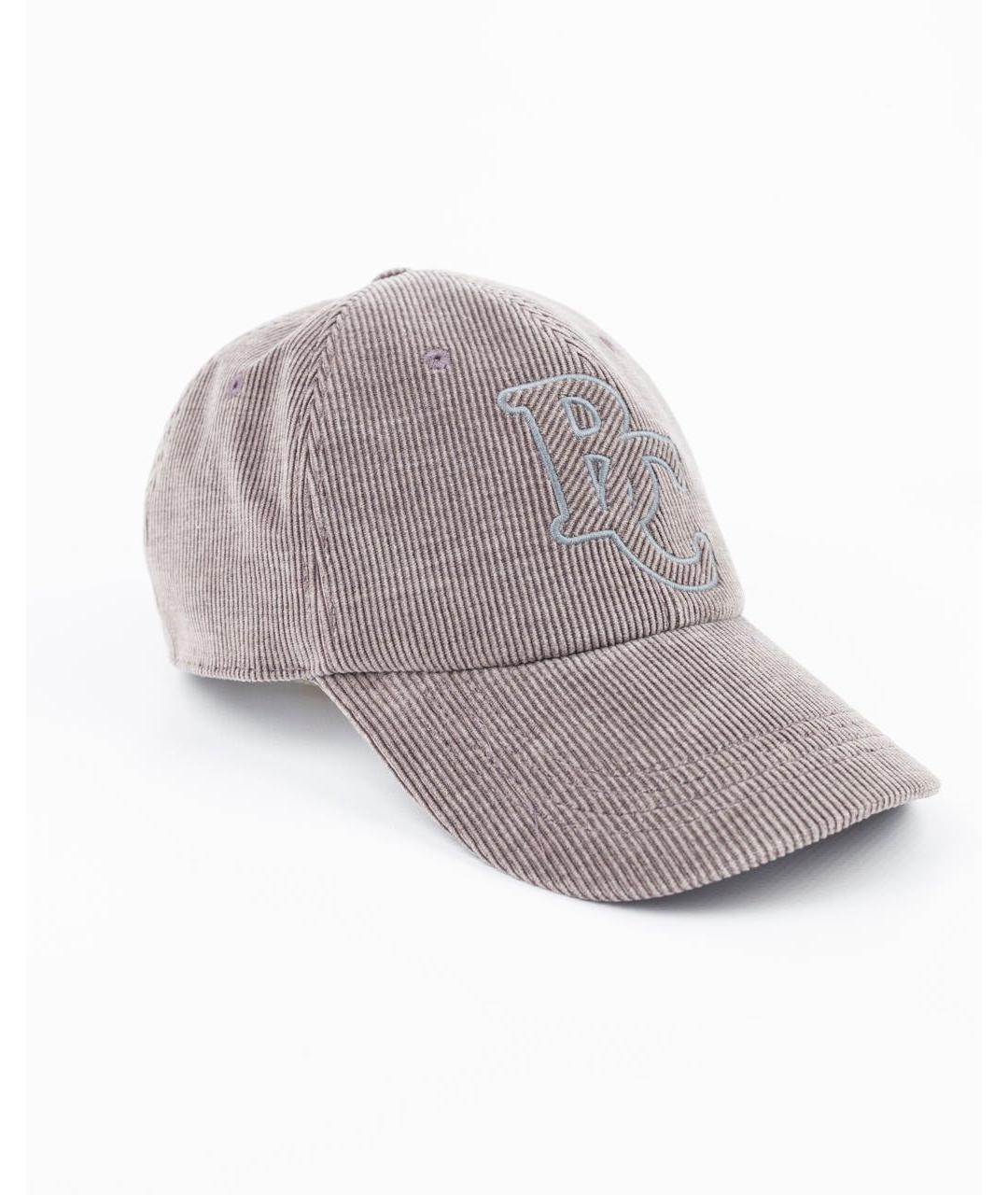 BRUNELLO CUCINELLI Серая кашемировая кепка/бейсболка, фото 1