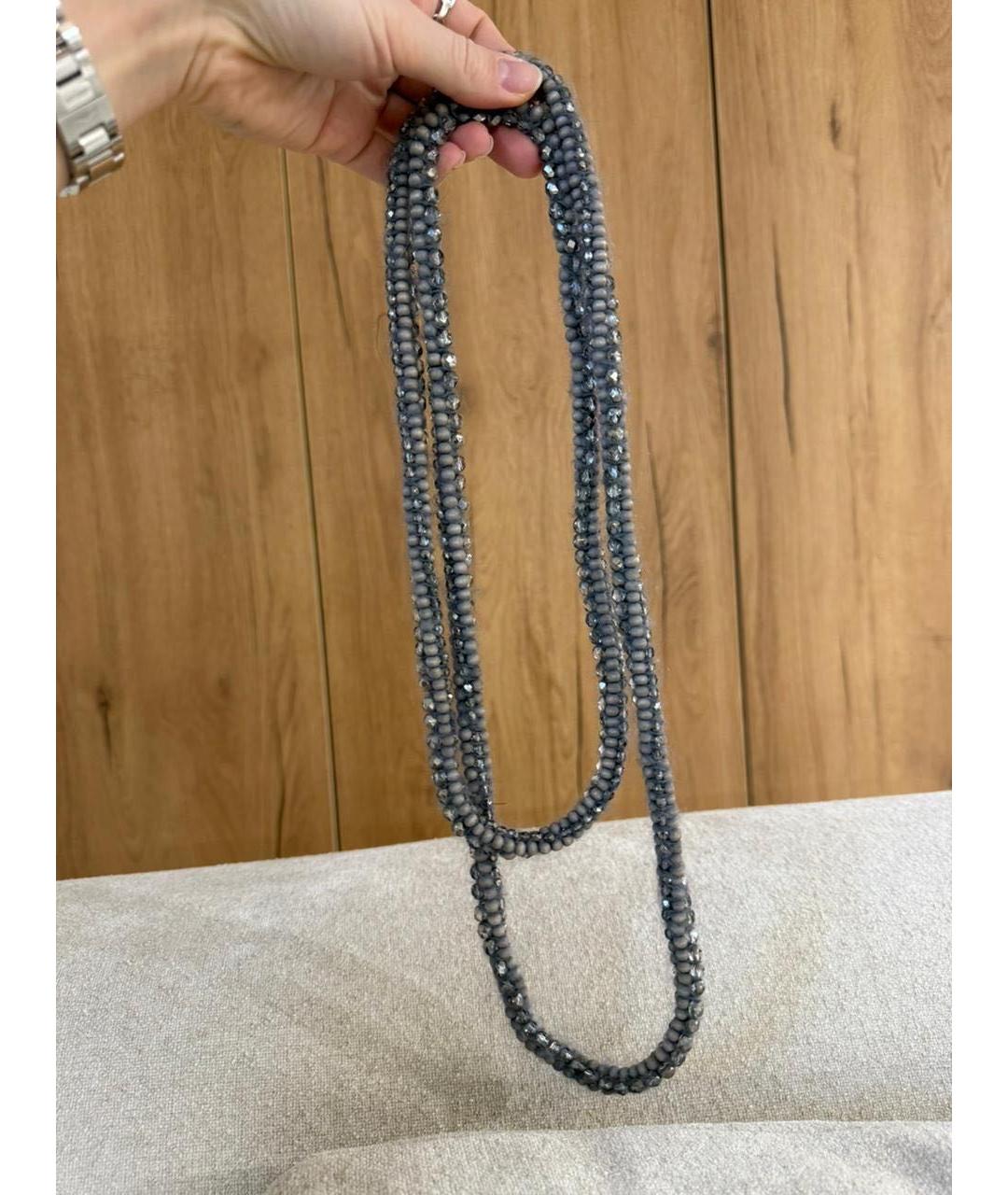 BRUNELLO CUCINELLI Серое колье, фото 7