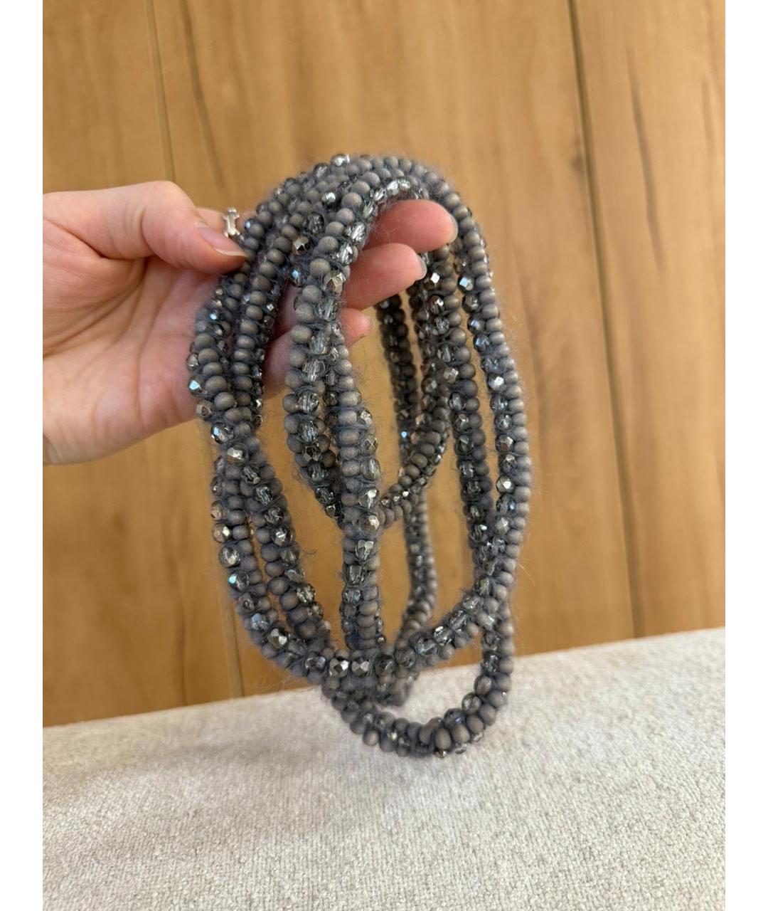 BRUNELLO CUCINELLI Серое колье, фото 4
