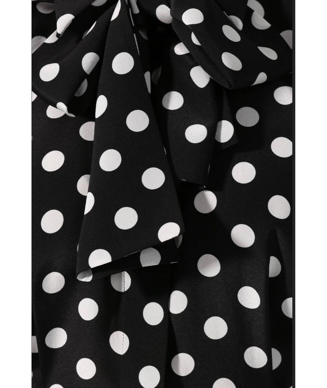 DOLCE&GABBANA Черная шелковая блузы, фото 4