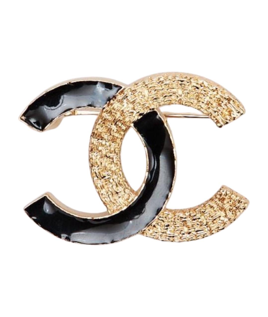 CHANEL Золотая металлическая булавка / брошь, фото 1