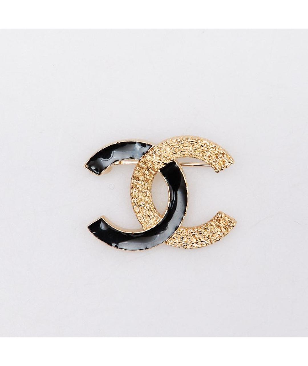 CHANEL Золотая металлическая булавка / брошь, фото 5