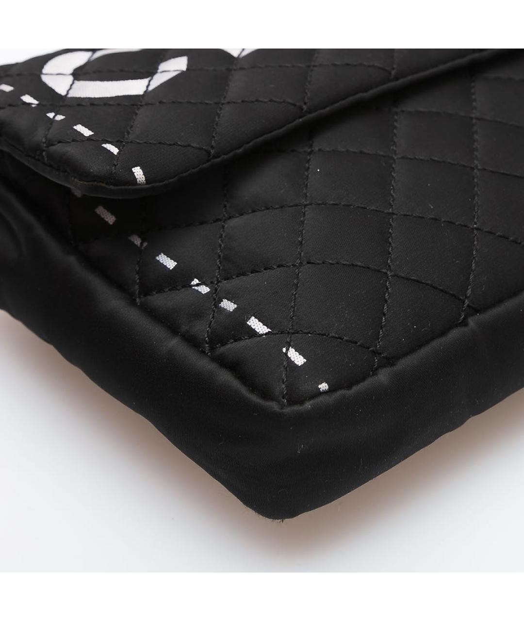 CHANEL Черная тканевая сумка через плечо, фото 6