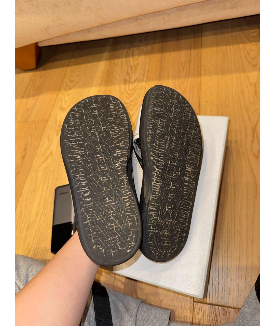 MARNI Голубые кожаные сандалии, фото 5