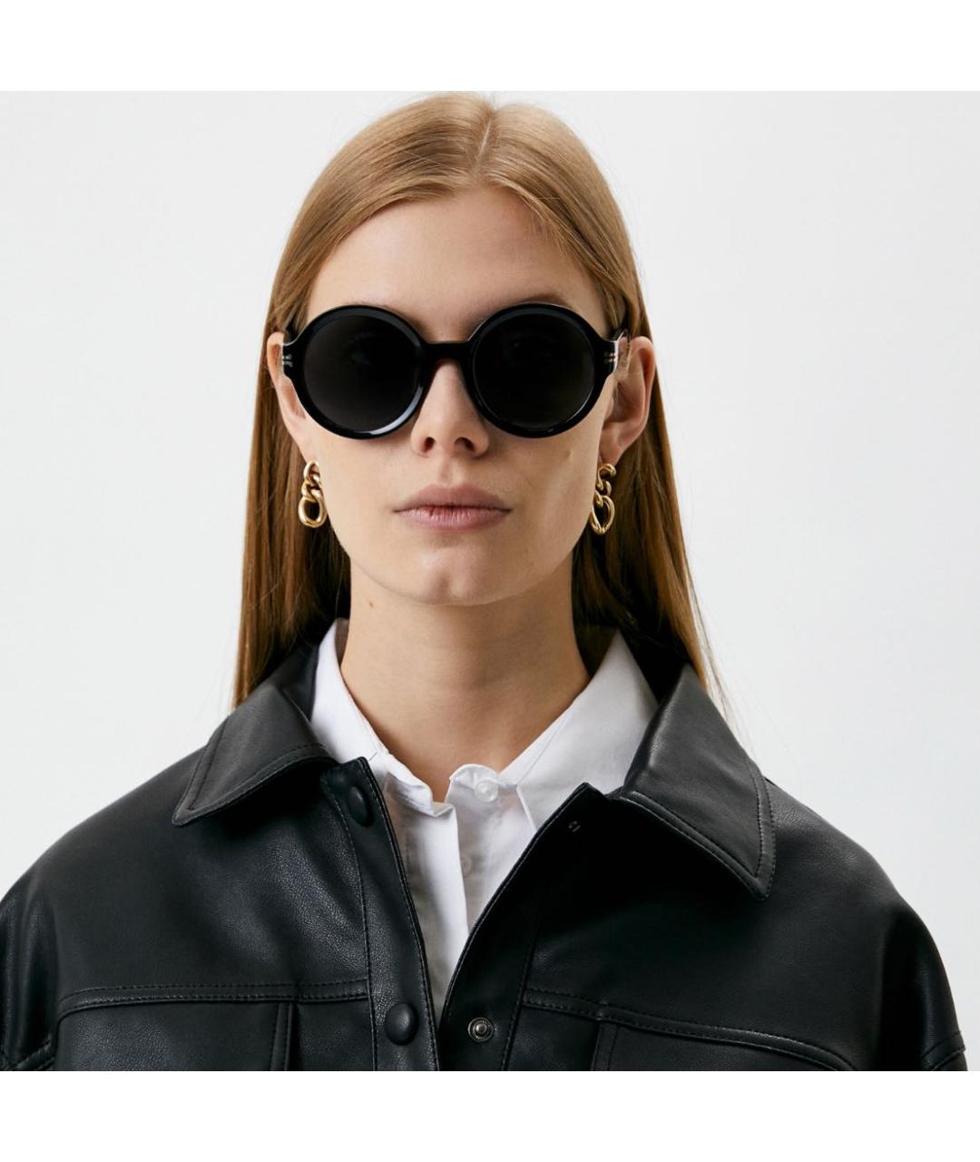 MARC JACOBS Черные пластиковые солнцезащитные очки, фото 4