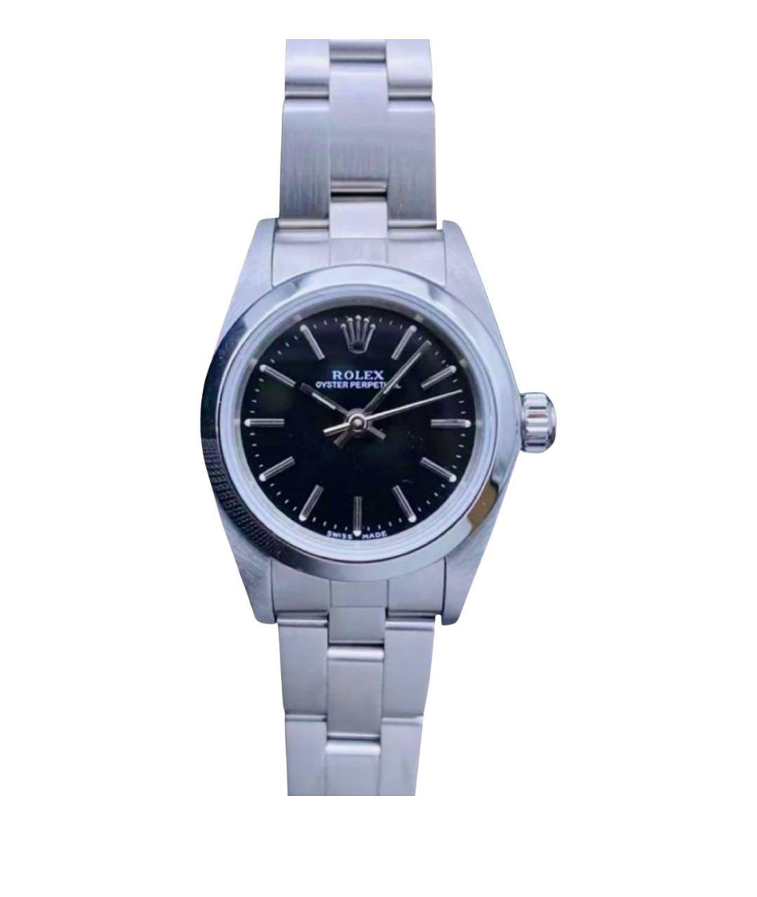 ROLEX Серебряные металлические часы, фото 1