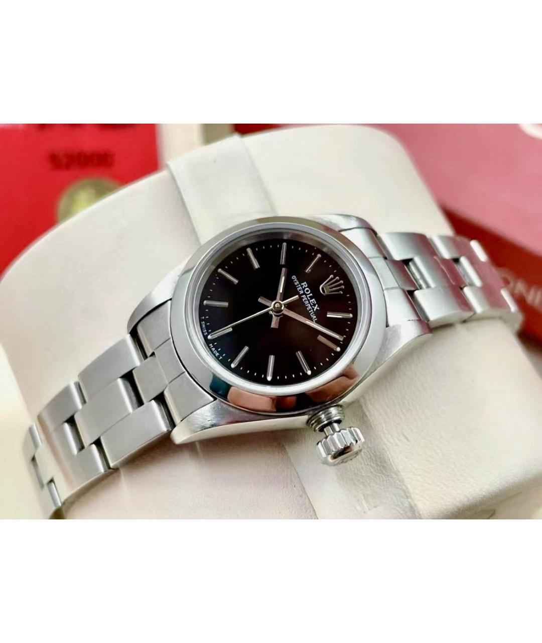 ROLEX Серебряные металлические часы, фото 3