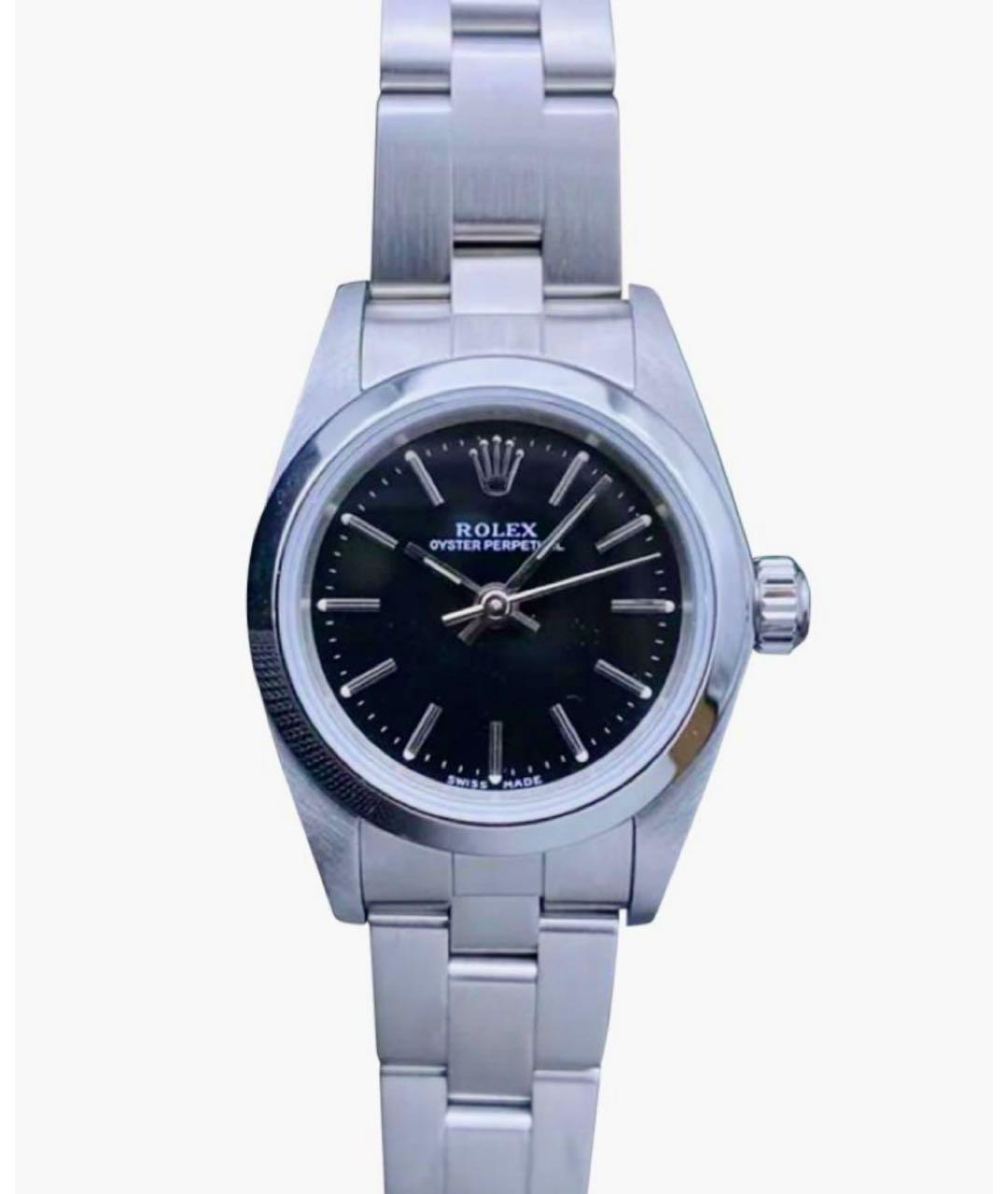 ROLEX Серебряные металлические часы, фото 6