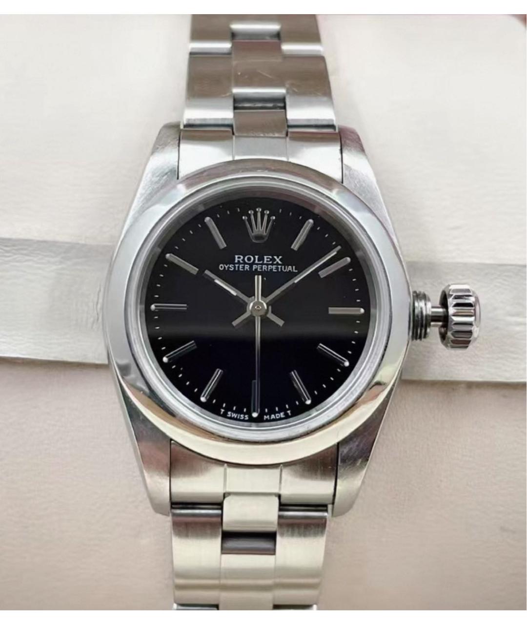 ROLEX Серебряные металлические часы, фото 2