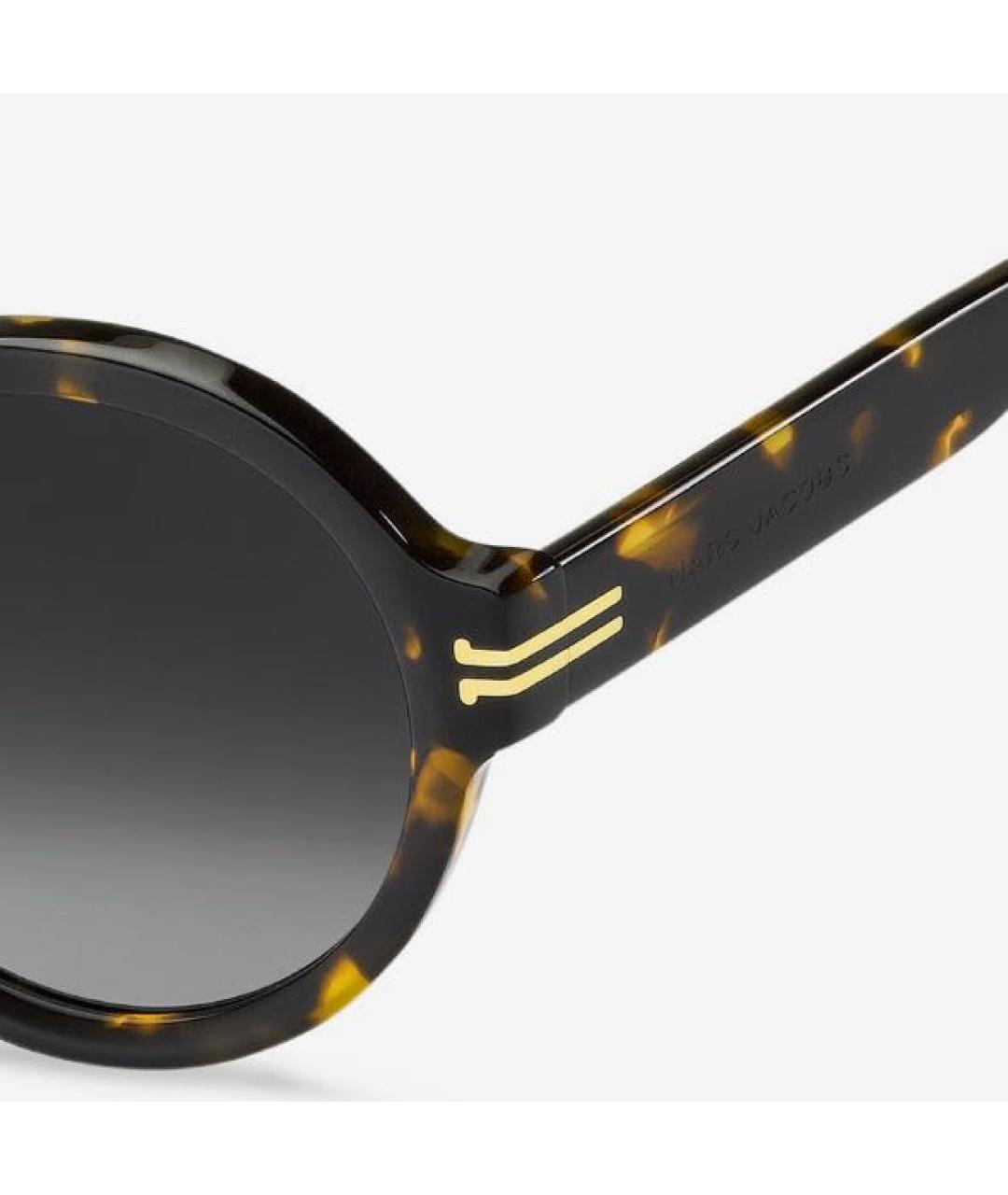 MARC JACOBS Коричневые пластиковые солнцезащитные очки, фото 5