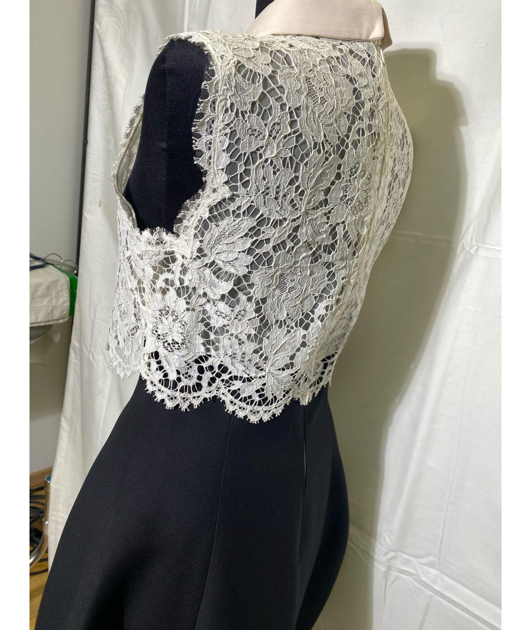 VALENTINO Белое кружевное коктейльное платье, фото 8