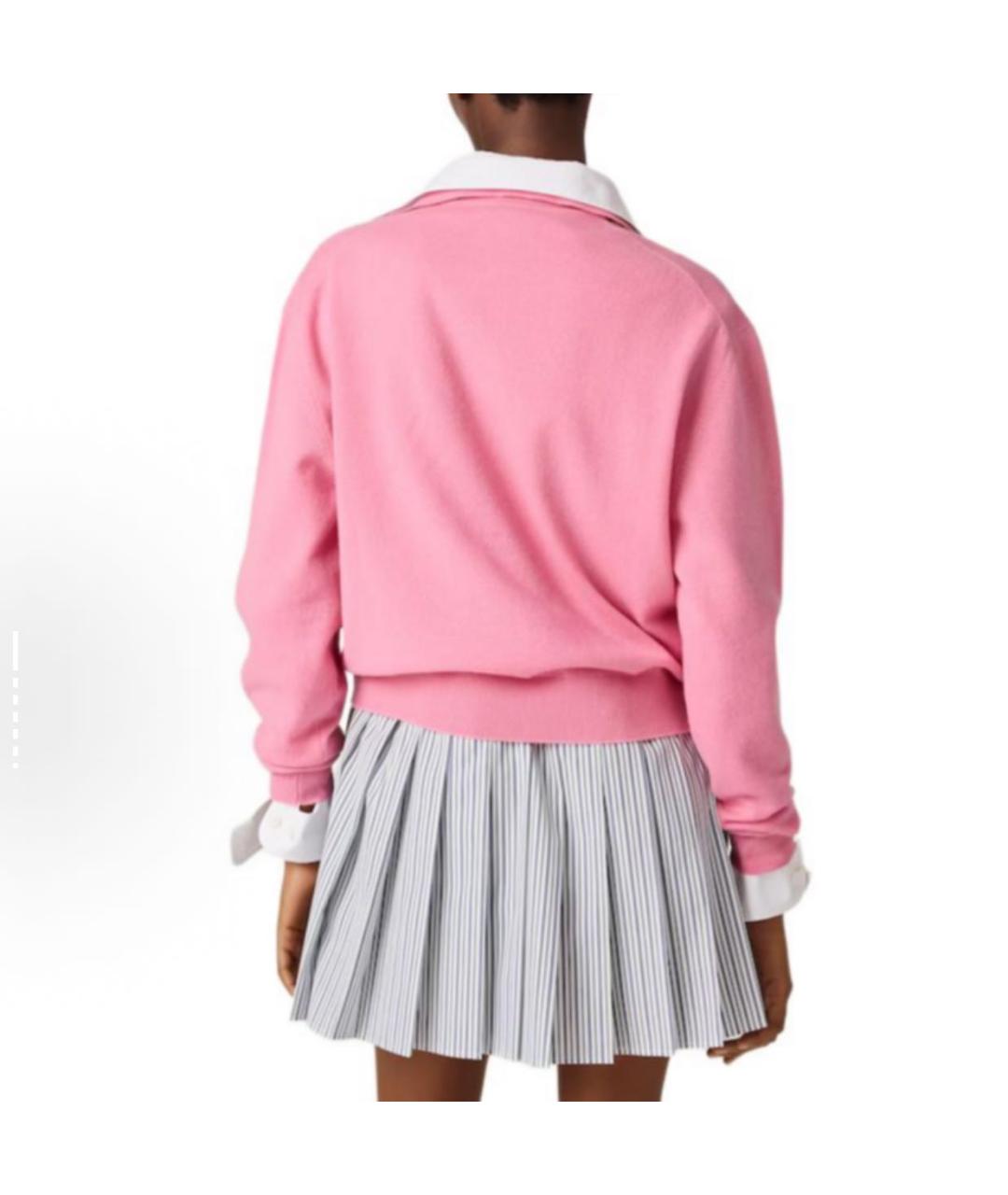 MIU MIU Розовый кашемировый джемпер / свитер, фото 3