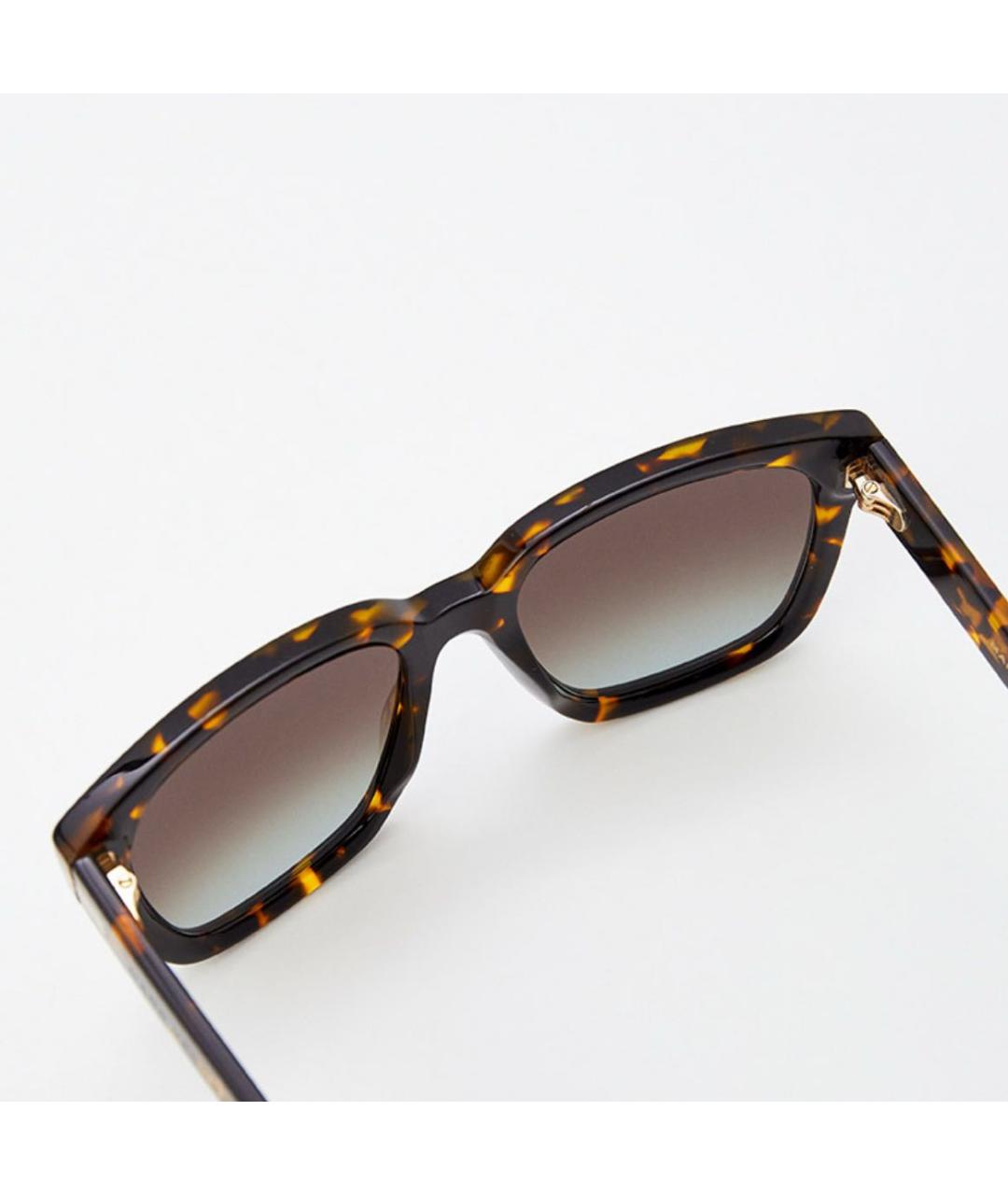 MARC JACOBS Коричневые пластиковые солнцезащитные очки, фото 4
