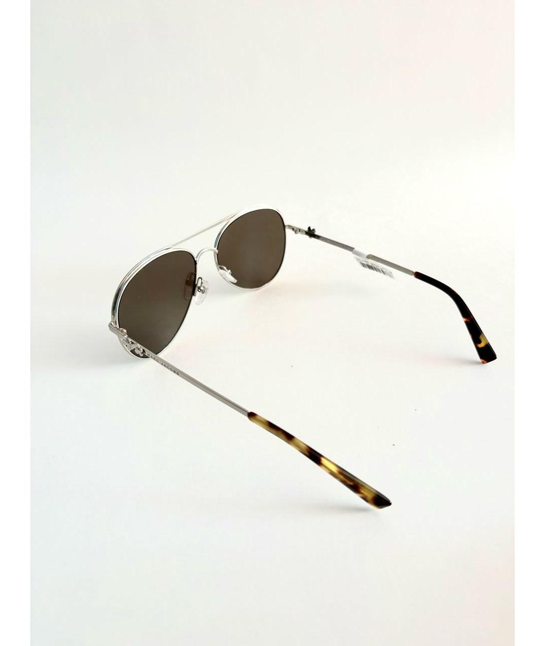 MARC JACOBS Серебряные металлические солнцезащитные очки, фото 5