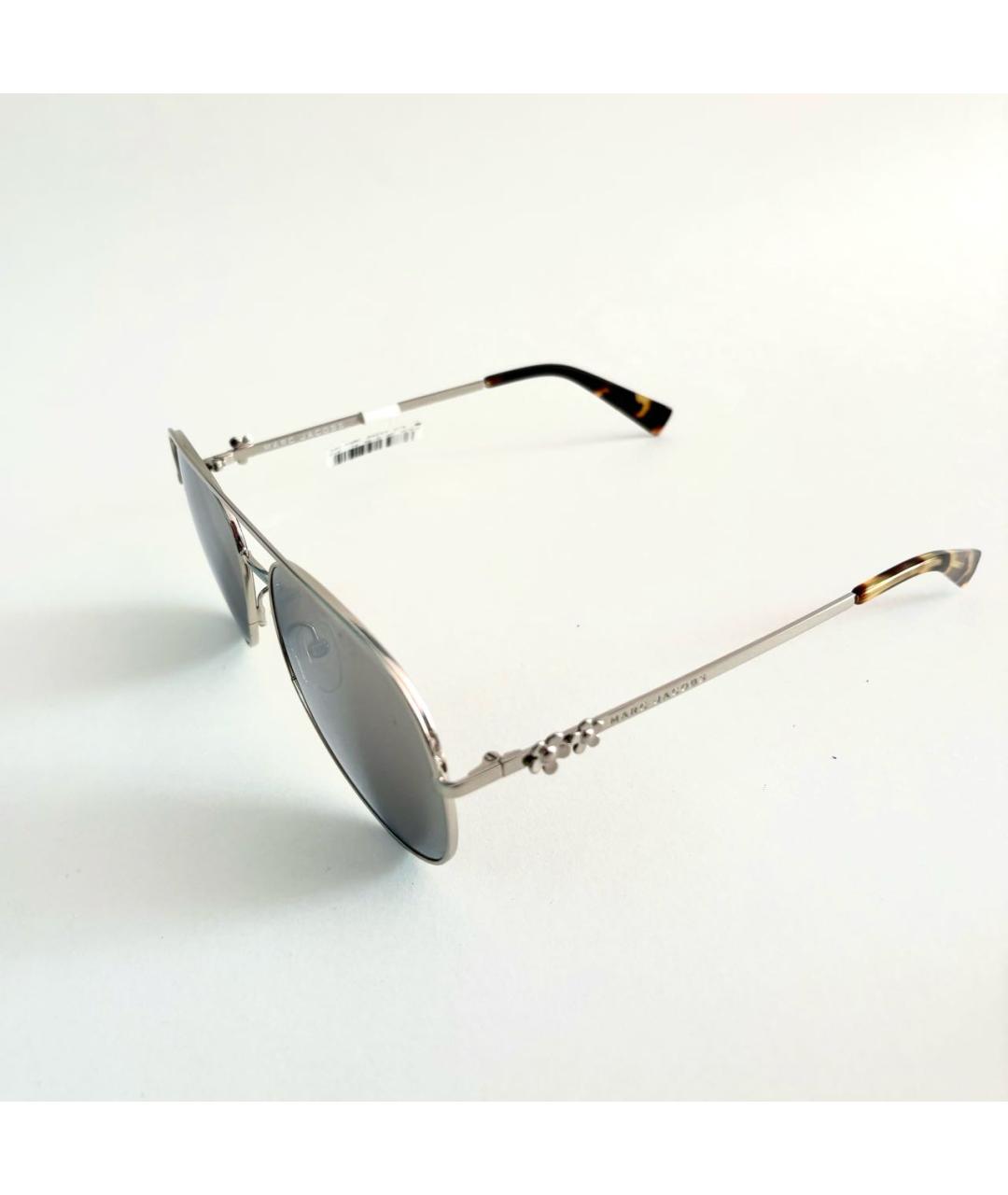MARC JACOBS Серебряные металлические солнцезащитные очки, фото 8