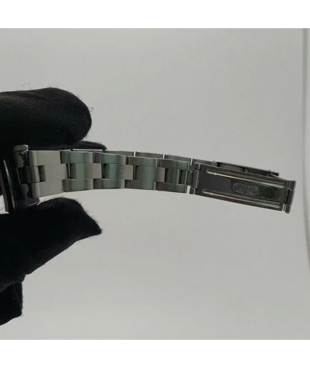 ROLEX Белые металлические часы, фото 6