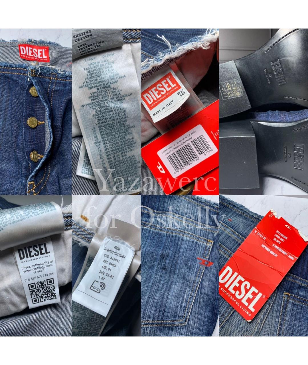 DIESEL Синие высокие ботинки, фото 8